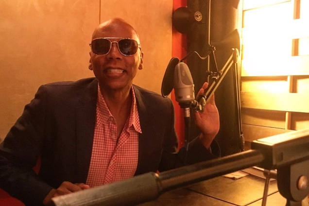 RuPaul at Dub Room Studio